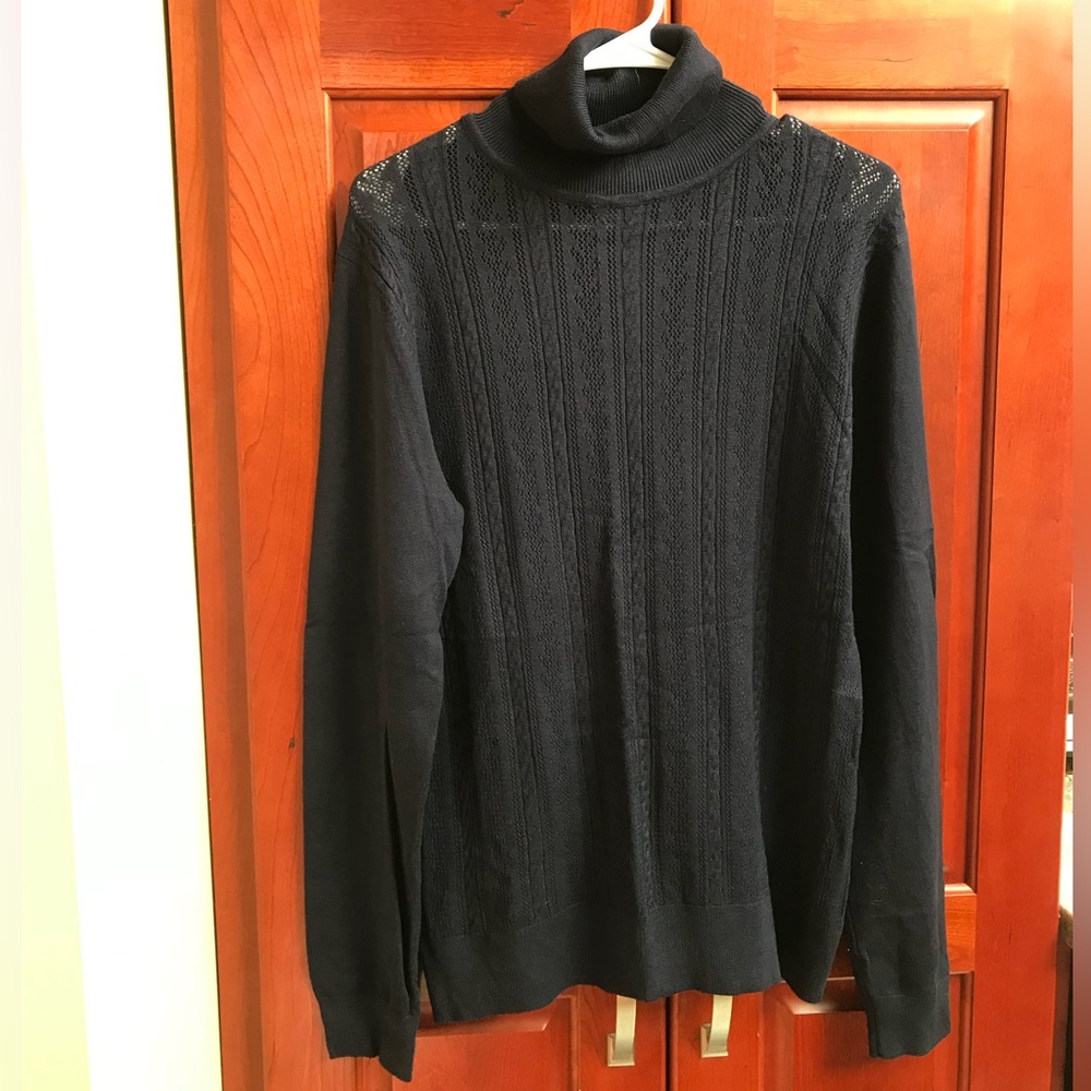 cocobleu navy blue sweater